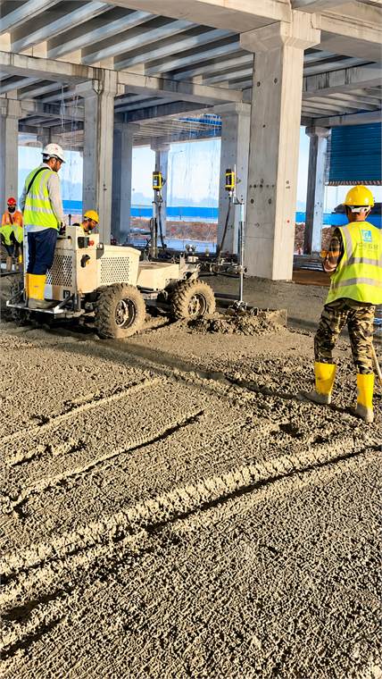 Digital Nanda Data Centre flooring work 1