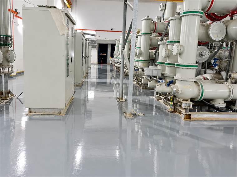 Digital Nanda Data Centre epoxy work 5