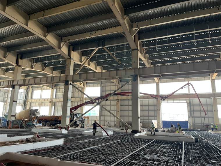 Haitian Machinery flooring work 1