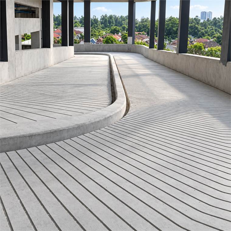 Ramp design floor detailing
