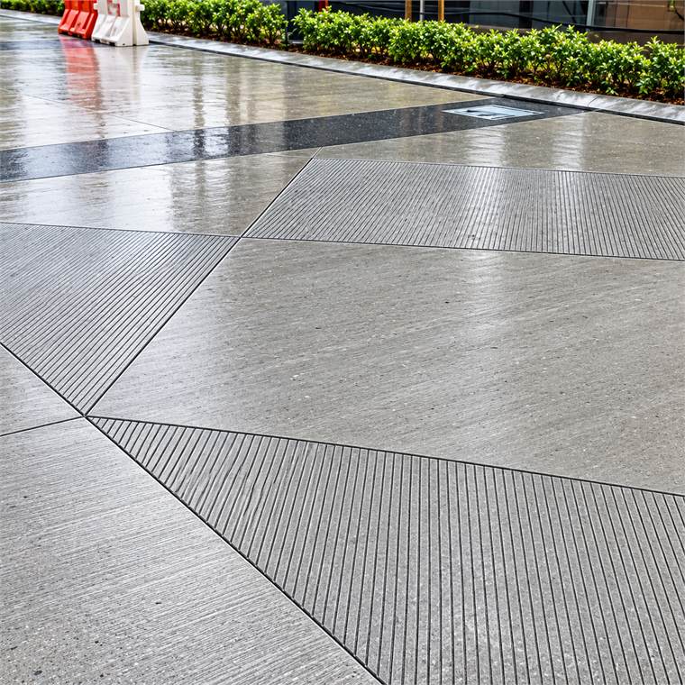 Decorative paving surface finish