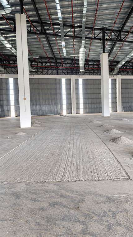 Floor refurbishment grooved concrete surface